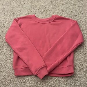 Pink crew neck